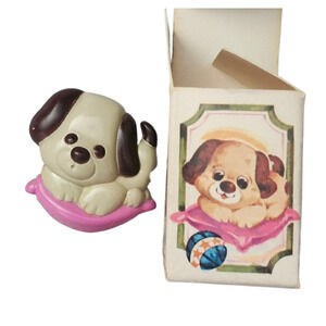 Gen X Vtg 1974 Avon Pin Pal Puppy Love Fragrance Glacé Brooch in Box